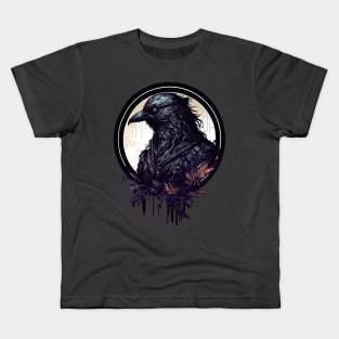 Gothic Raven Kids T-Shirt